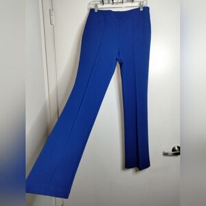 NYCC (Size 10) Elegant Royal Blue Stretch Pull-on Flare Trouser Pants